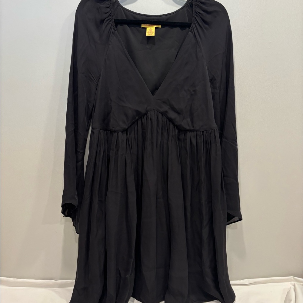 Catherine Malandrino Black Silk Dress